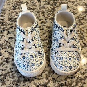 OshKosh B'gosh Blue and White Kids Sneakers